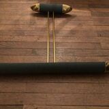 Two matching light fixtures - Pendant and wall lamp - Lucien Gau