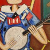 Roland Chanco (1924-2017), friend of Picasso - Oil on canvas - Mathilde