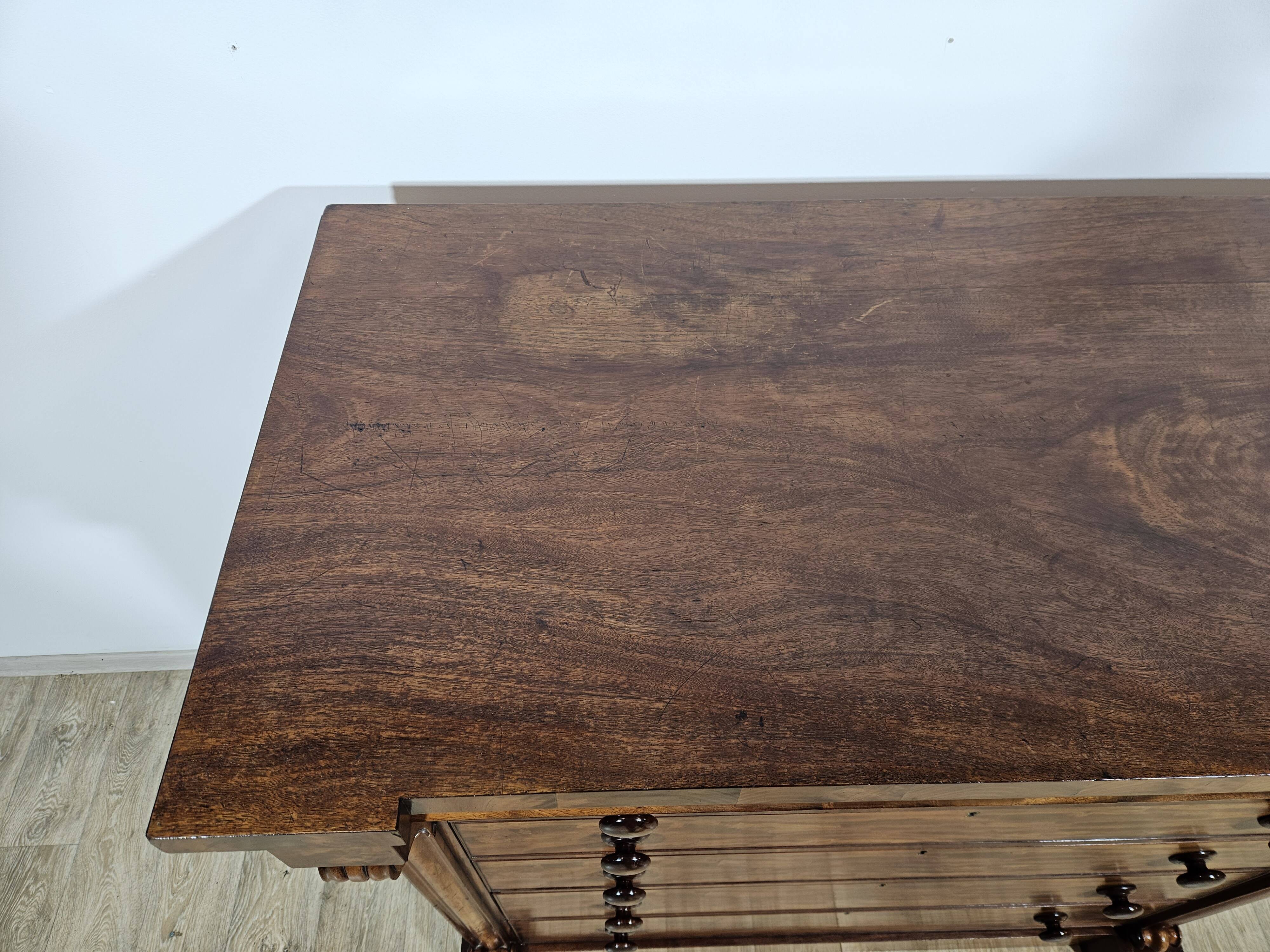 Chiffonier commode Biedermeier/Mahogany, première moitié du 19e siècle