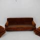 1970s Saporiti 3-Seater Sofa in Velvet ,Italy