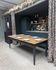 Farm table with black patinated legs (renovated)