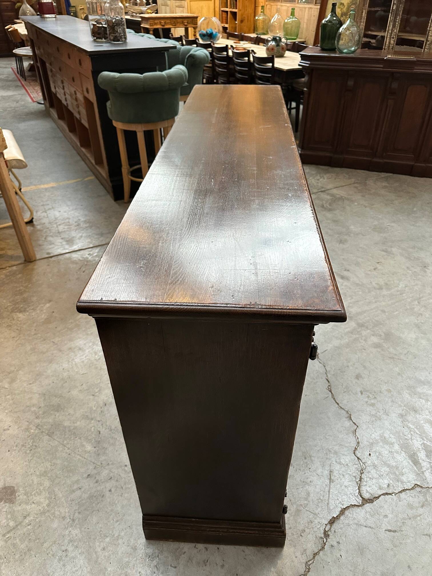 Solid oak sideboard, 1960s