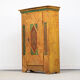 Antique Painted folk art bridal cupboard