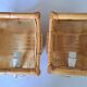 Pair d'appliques bambou vintage