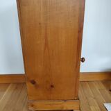 Wooden bedside table, 1 drawer