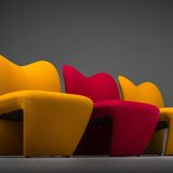 Multipla lounge chairs by Dillon & Wheeler for Kron Design, 1990s, set of 3