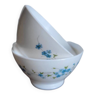 Arcopal Myosotis bowl duo