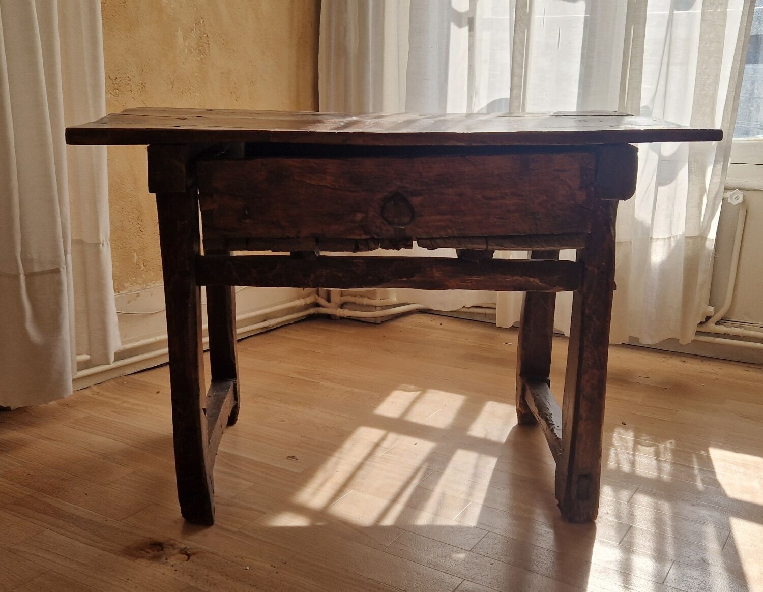 Rustic wooden desk