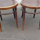 Duo of kohn bistro chairs