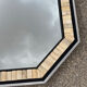 Blackened wood, metal and bone mirror by Anthony Redmile – London, 1970