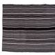 Vintage Turkish kilim, handwoven, 193x228 cm.