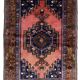 Tapis Baluch fait main en laine, années 1940