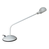 80s white metal desk lamp