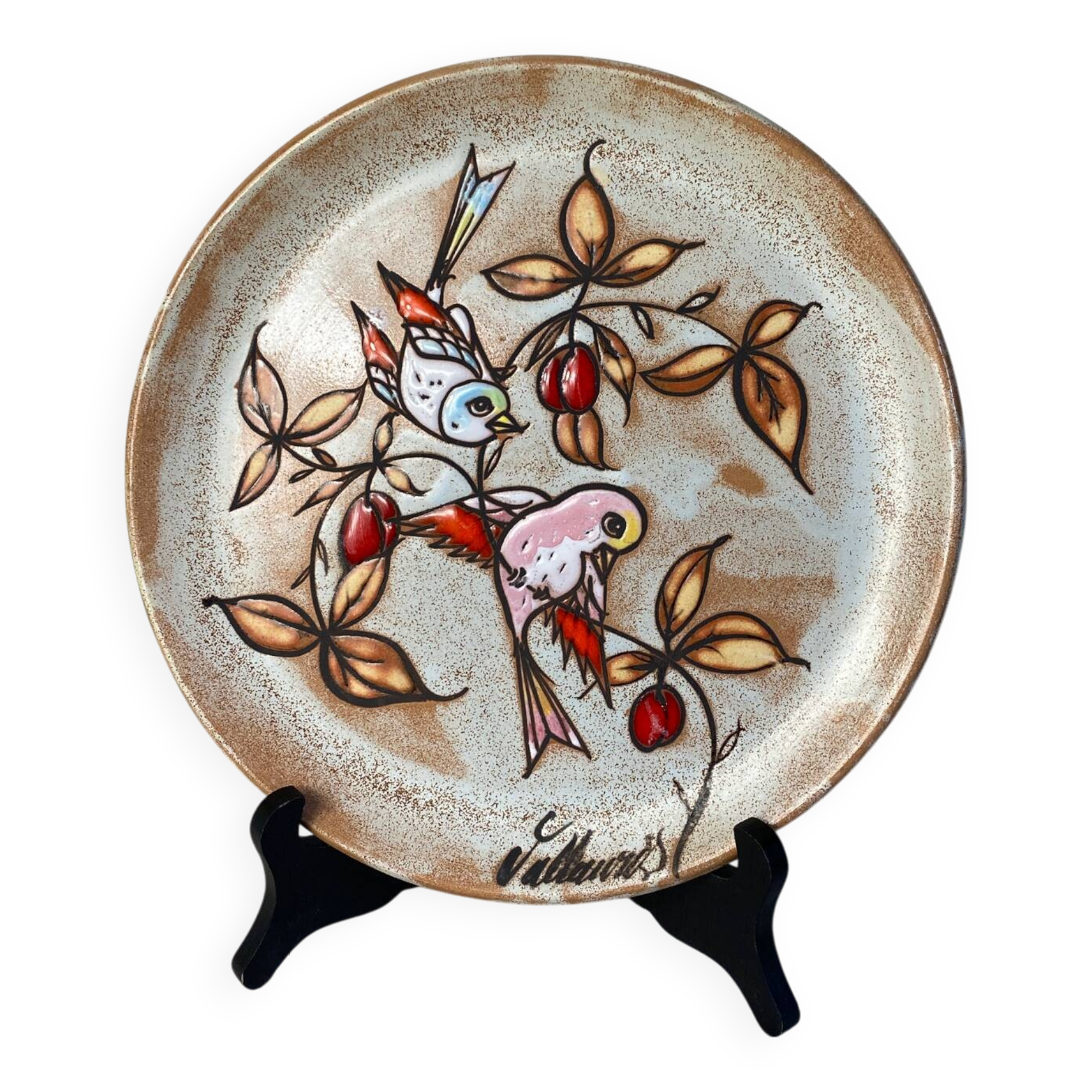 Vallauris ceramic plate