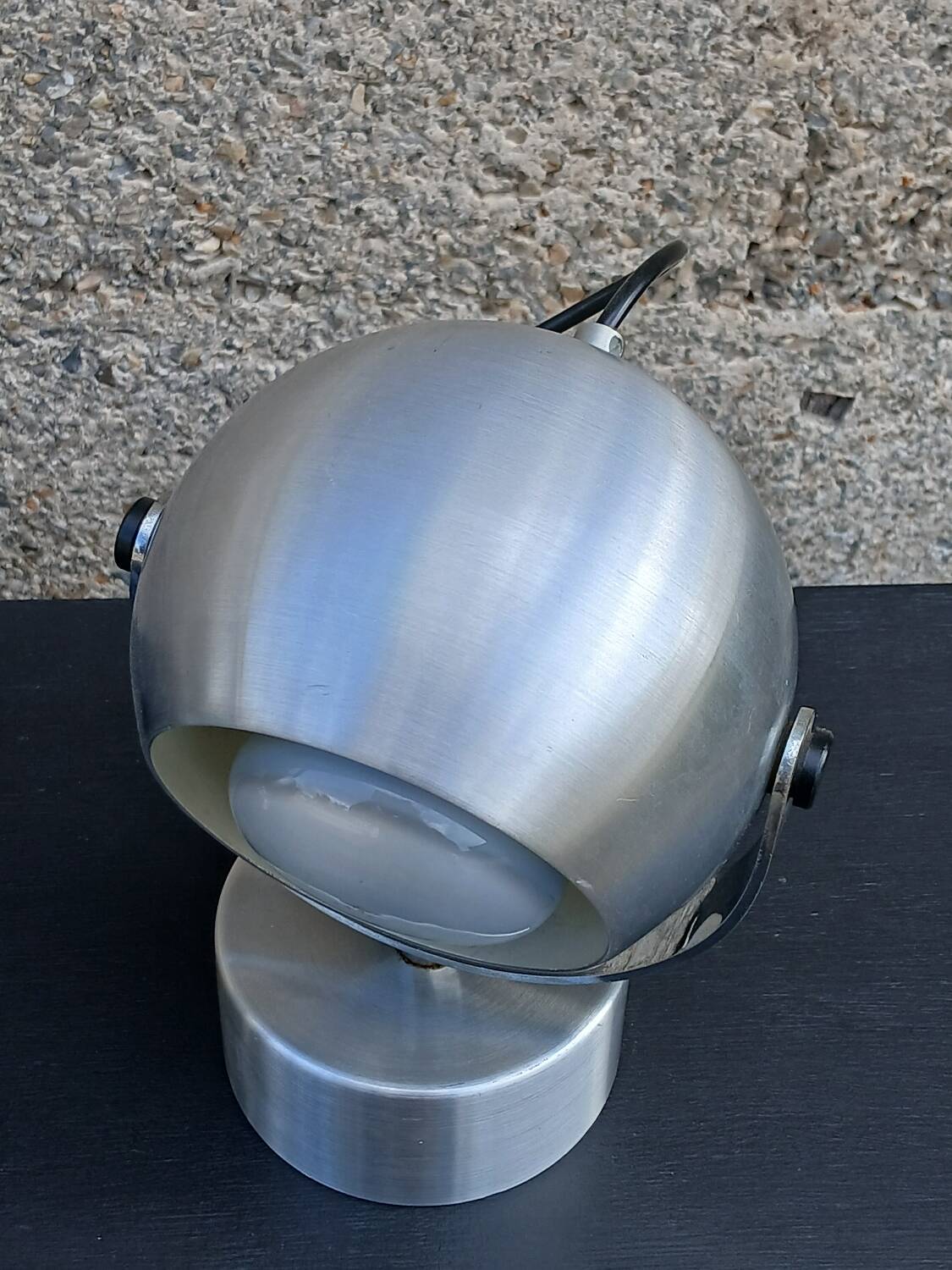 1970s eye ball lamp pair