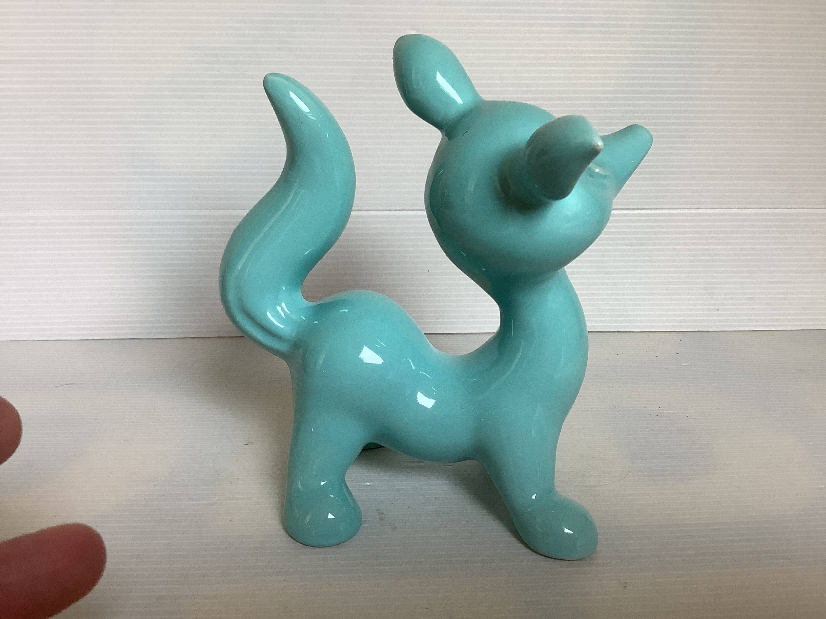 Saint Clement style zoomorphic blue fox