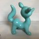 Saint Clement style zoomorphic blue fox