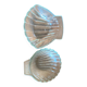 Pyrex scallop shell set
