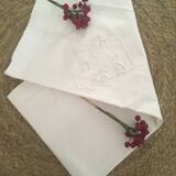 Embroidered pillowcase C B.