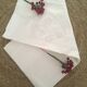 Embroidered pillowcase C B.