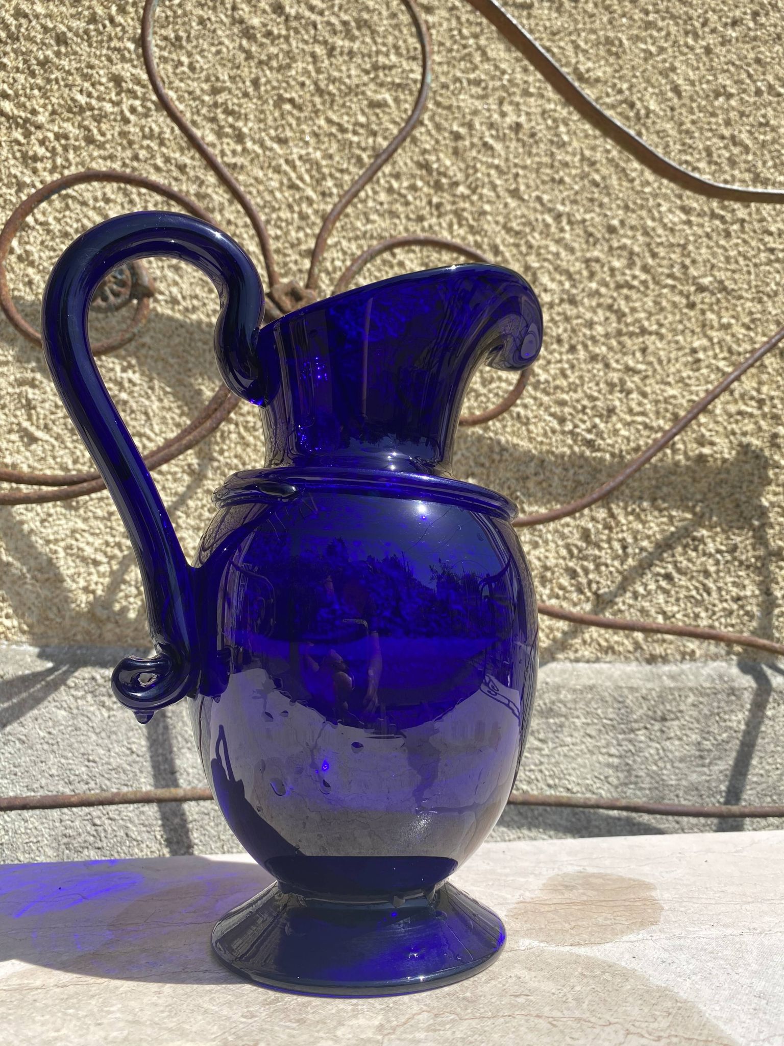 Cobalt Blue Blown Glass Carafe - Metropolitan Museum of Art New York