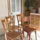 Quatre chaises bistrot