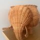 Panier éléphant en rotin