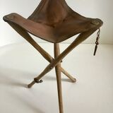 Vintage foldable painter's stool