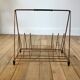Magazine holder in gilded metal / copper 60s