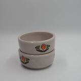 2 Louisiana model ramekins from Saint Amand earthenware