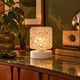 Bulby — Table lamp in transparent bubbled glass, vintage and contemporary.