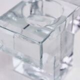Bougeoir photophore en verre