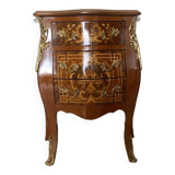 Mid 20th century italian inlaid bedside table