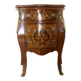Mid 20th century italian inlaid bedside table