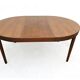 Harry Ostergaard for Randers Mobelfabrik round Danish extendable teak table 1960