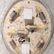 Oval Bathroom Wall Mirror with Lighting and Plexiglass Edge - Hillebrand