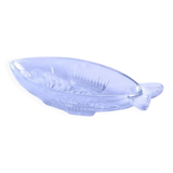 Vintage glass fish dish