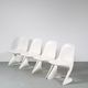 2000s White “Casalino” chair by Alexander Begge for Casala, Germany – Large Stock!