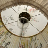 Floor lamp with table