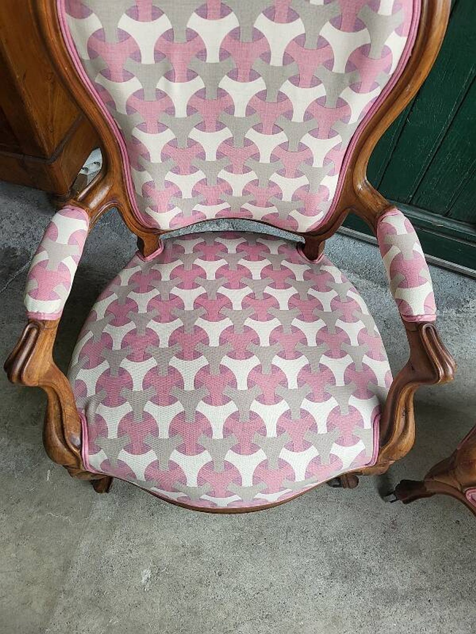 Paire de fauteuils louis philippe en noyer