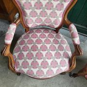 Paire de fauteuils louis philippe en noyer