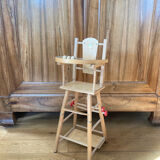 Doll high chair from the 20th century, convertible into a walker (deliverable)