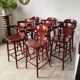 Set of 8 high bistro stools