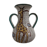 Zoomorphic ceramic vase Vallauris 50s