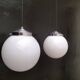 Suspensions boules opalines