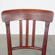 Chaise de bistrot originale vintage design Thonet avec assise mate