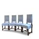 four Victorian dining chairs