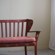Fritz Hansen, "Canada" Model, 3-Seater Sofa painted Almue, Danish Modern, 1939