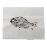 Gyotaku d'une dorade grise