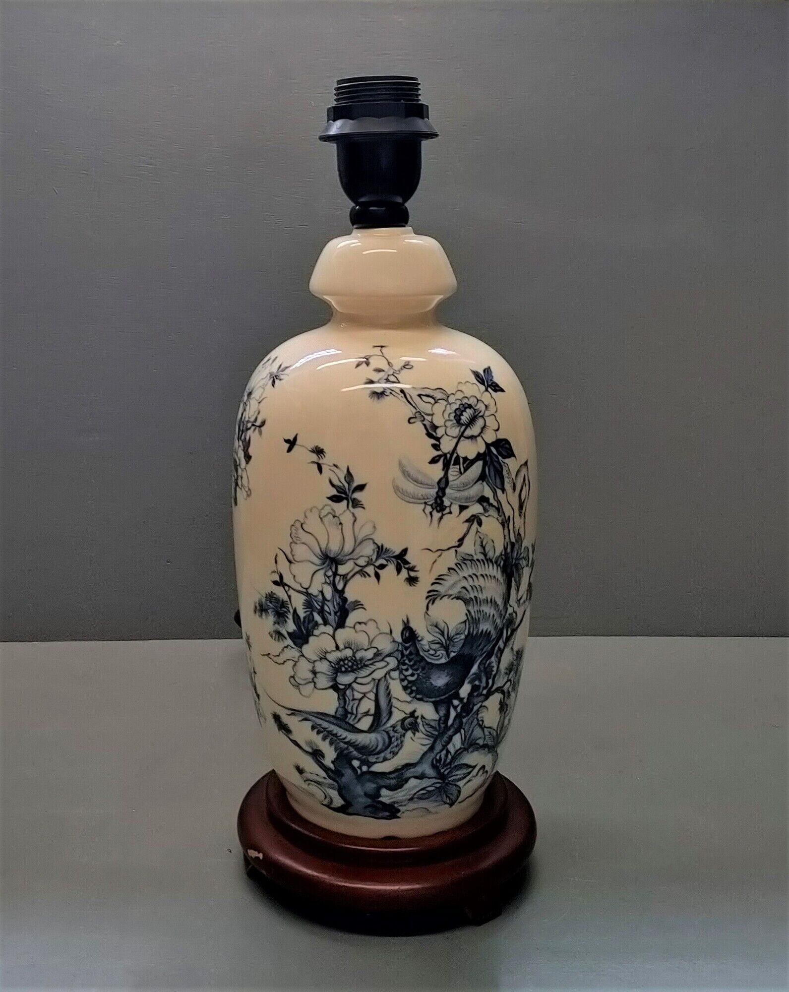 Tetras Lamp Foot - China - XXth - A lustro (ceramic)